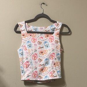 The Magic Box Toy Story Themed Tank Top / Sports Bra sz L Large Disney Inspired